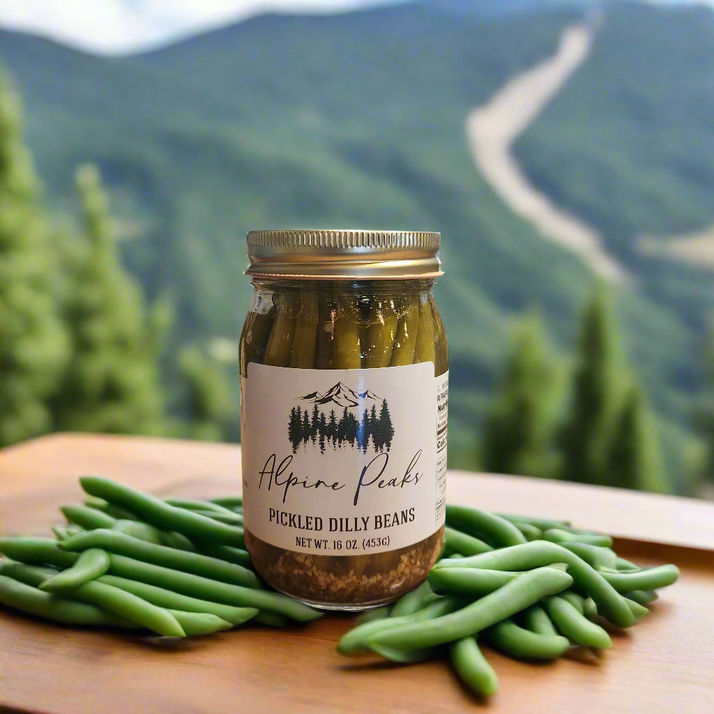 Alpine Peaks Pickled Dilly Beans