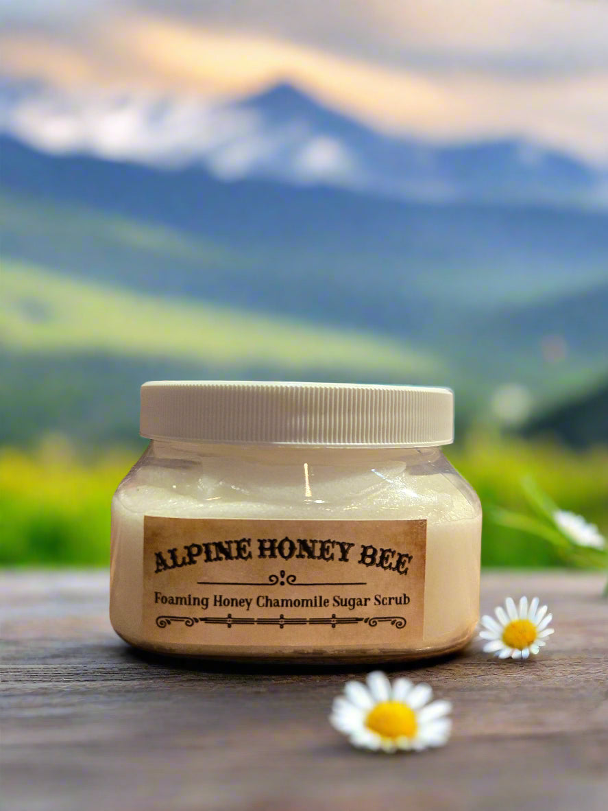 Alpine Peaks Foaming Honey Sugar Scrub