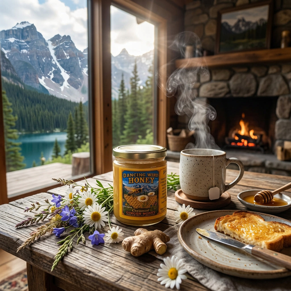 Dancing Wind Creamed Ginger Honey