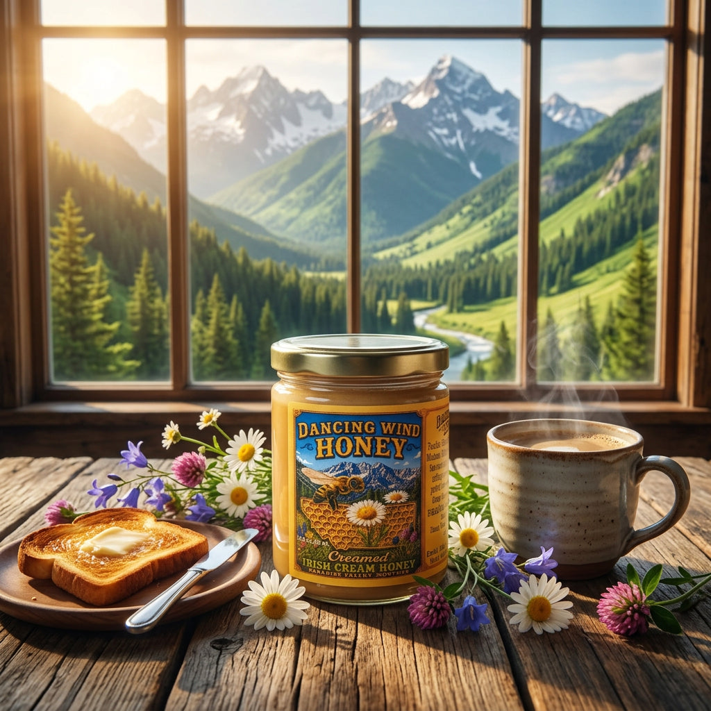 Dancing Wind Creamed Irish Cream Honey