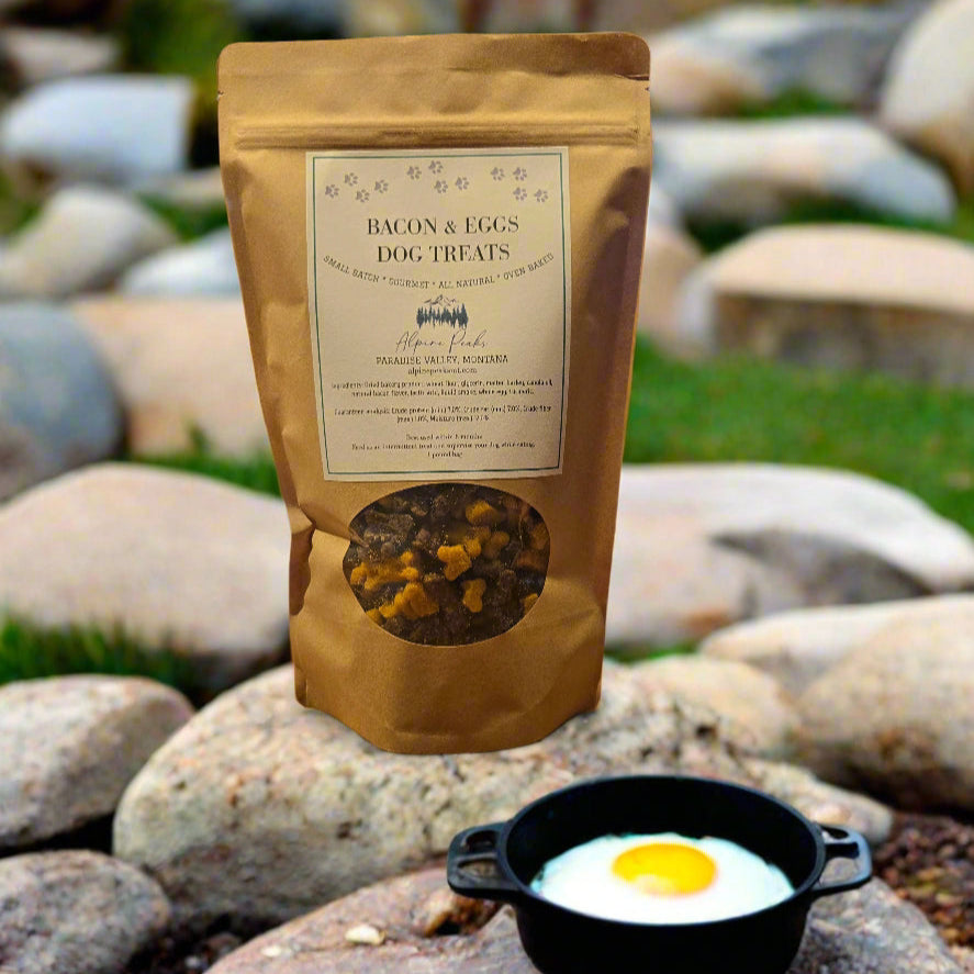 Alpine Peaks Dog Treats - Bacon & Eggs