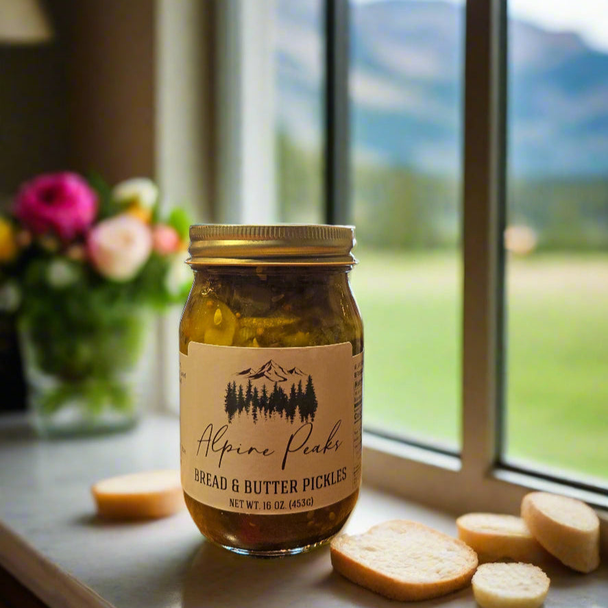 Alpine Peaks Bread & Butter Pickles - 16 oz