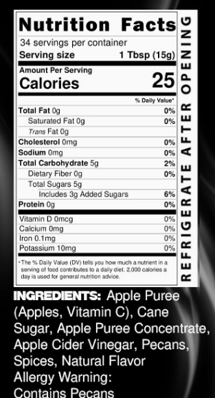 Montana Max Campfire Caramel Pecan Apple Butter