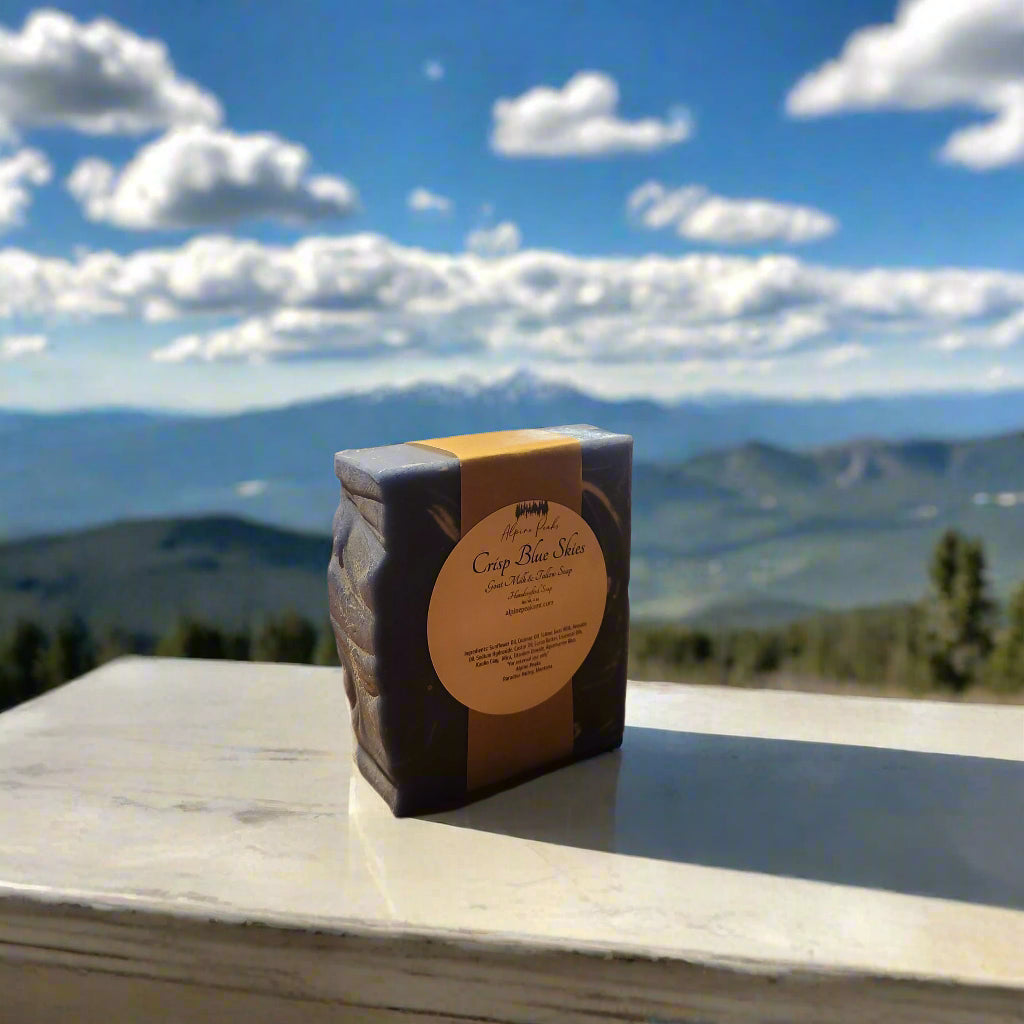 Goat Milk & Tallow Handcrafted Soap - Crisp Blue Skies