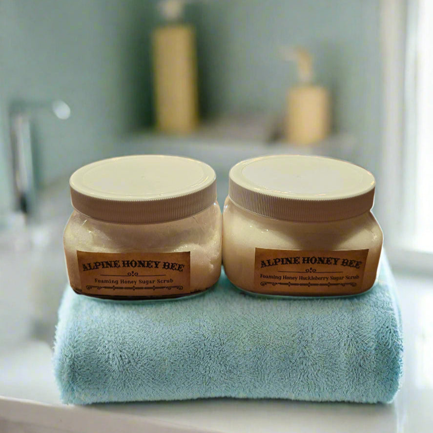 Alpine Peaks Foaming Honey Sugar Scrub