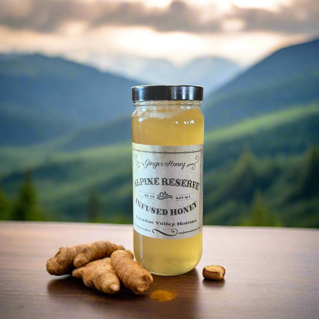 Alpine Peaks Infused Honey - New Larger Jars! 24 oz