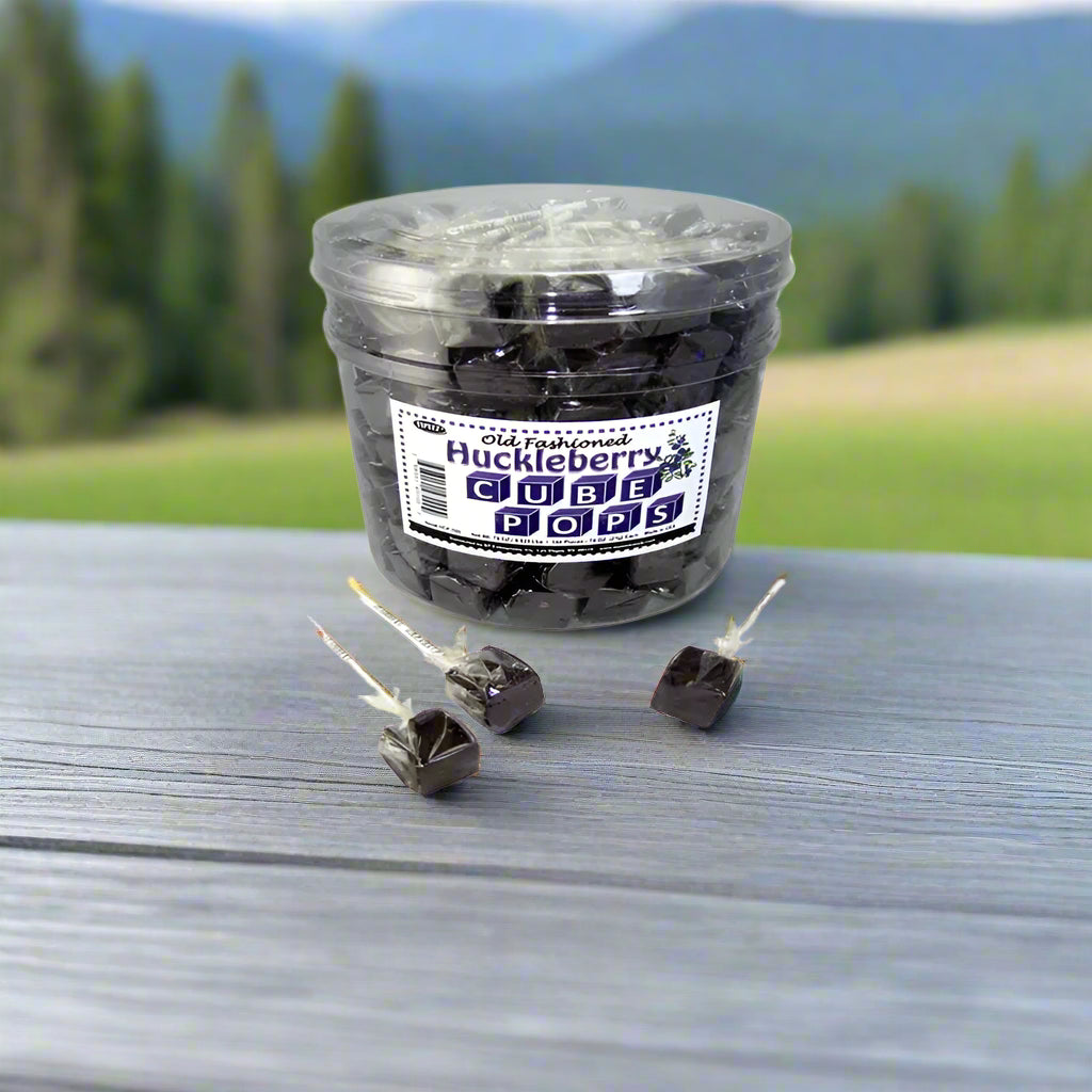 Old Fashioned Huckleberry Cube Pops