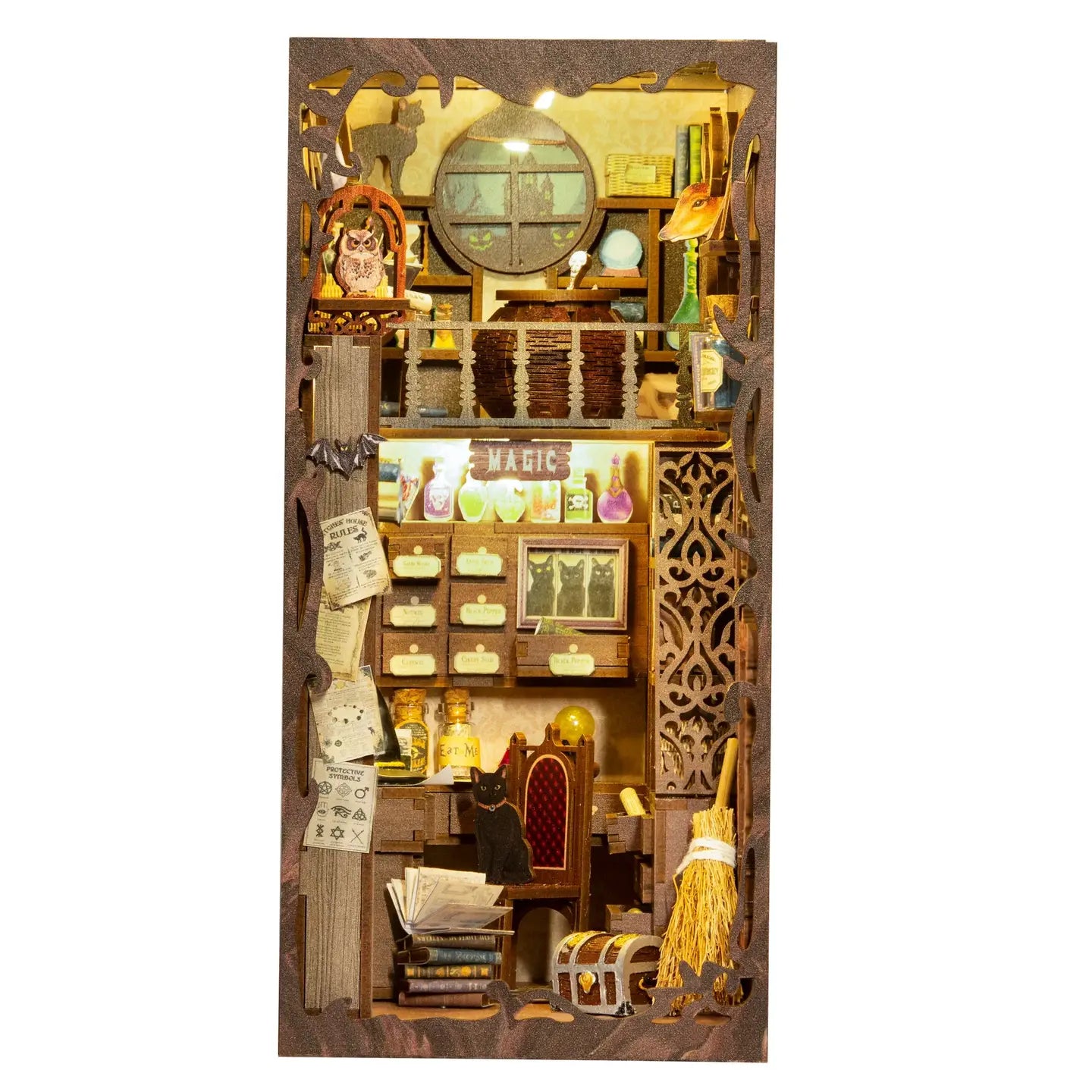 Magic Pharmacist with Dust Cover - DIY Book Nook Kit