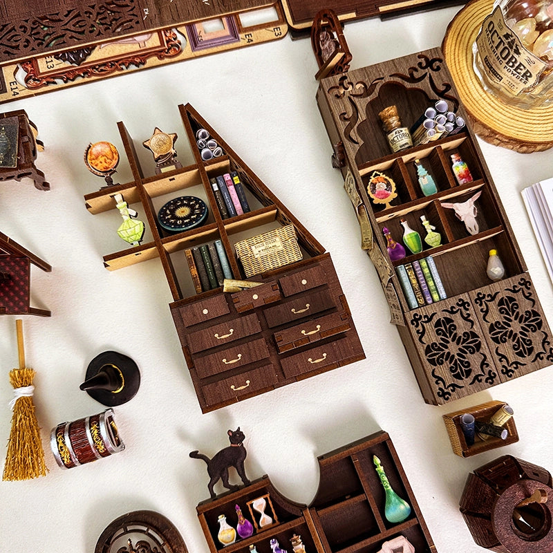 Magic Pharmacist with Dust Cover - DIY Book Nook Kit