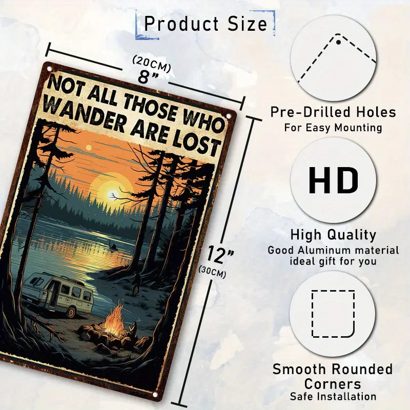 Metal Sign - Not All Who