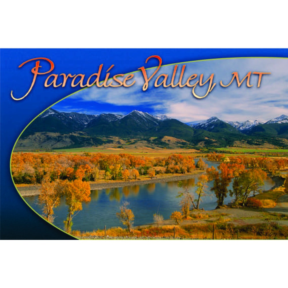 Paradise Valley, Montana Postcard