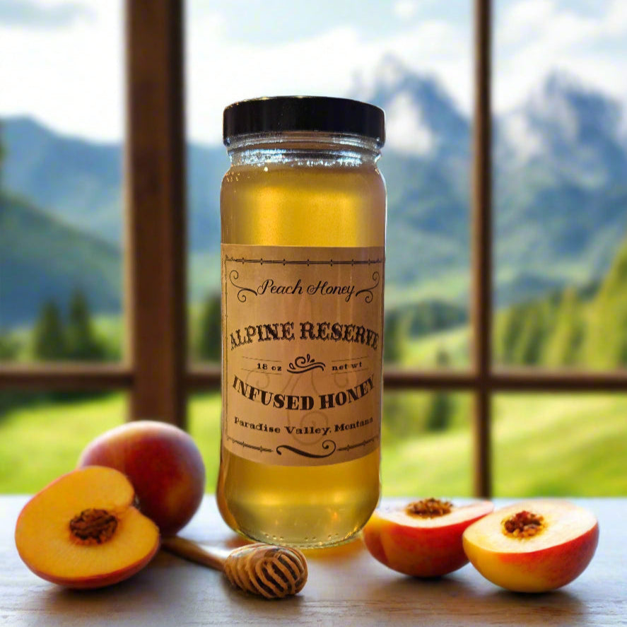 Alpine Peaks Infused Honey - New Larger Jars! 24 oz