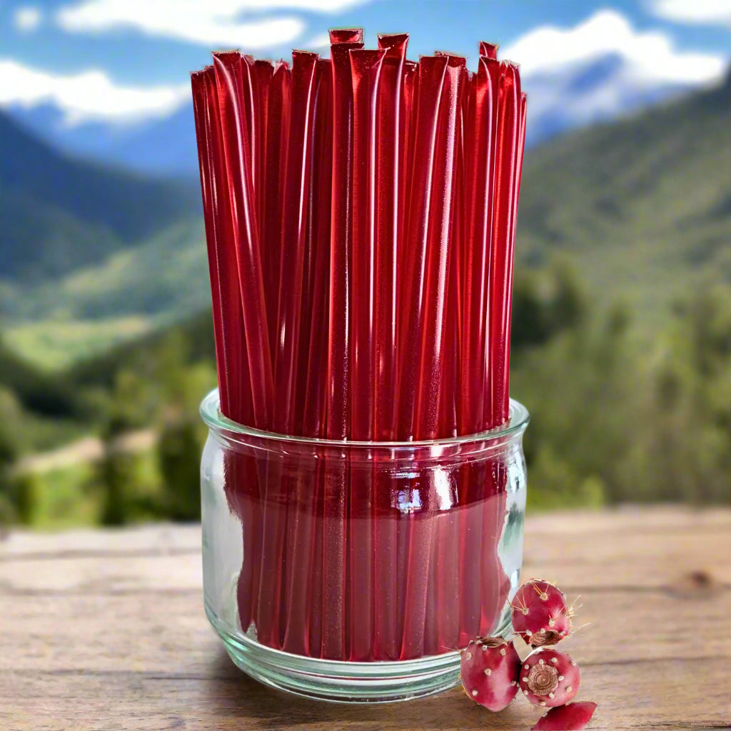 Alpine Peaks Prickly Pear Honey Sticks - Pack of 12