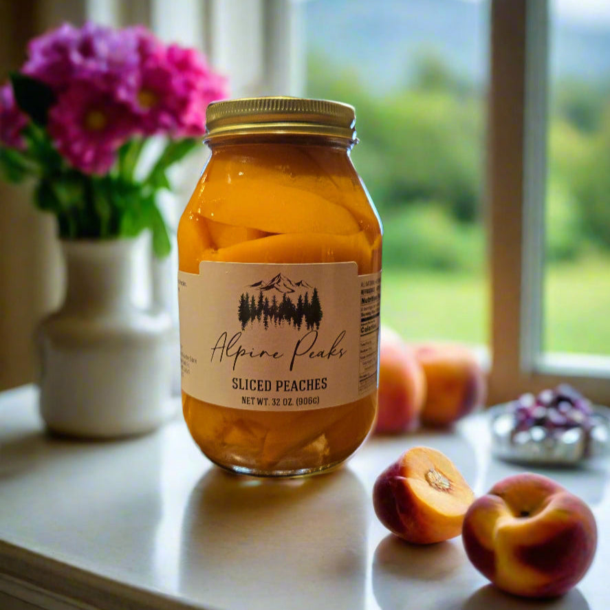 Alpine Peaks Sliced Peaches - 32 oz