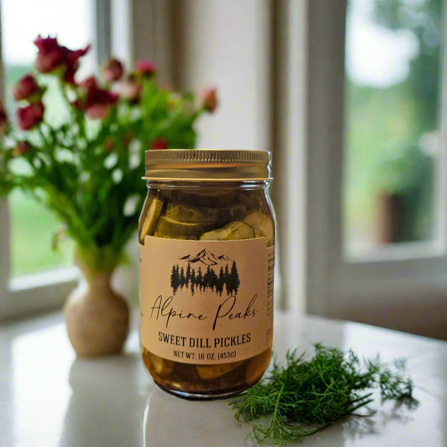 Alpine Peaks Sweet Dill Pickles - 16 oz