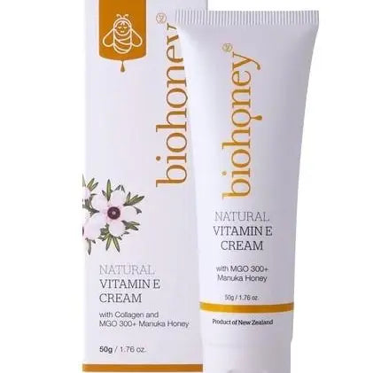 Biohoney - Natural Vitamin E Cream with collagen & Manuka Honey