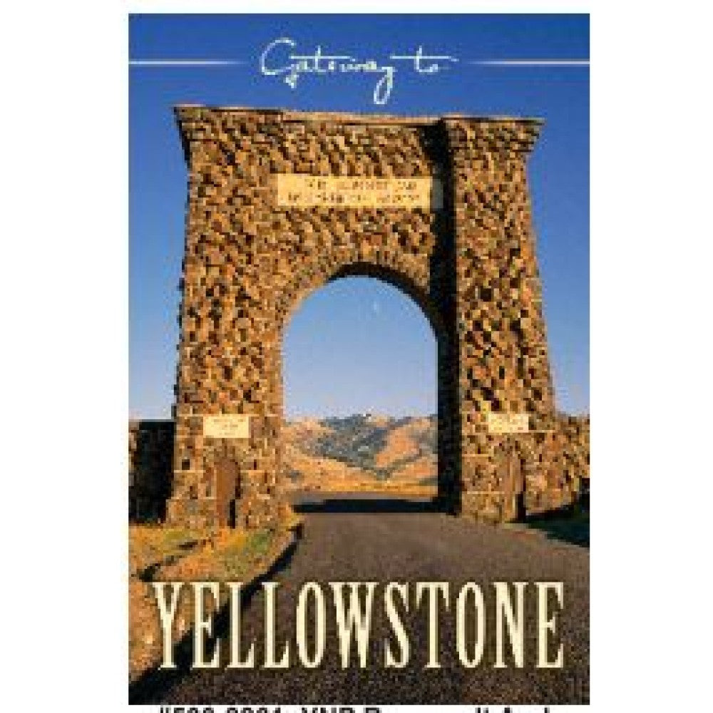 Yellowstone National Park Roosevelt Arch Vertical Postcard