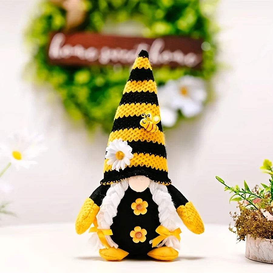 Charming Honeybee Gnome
