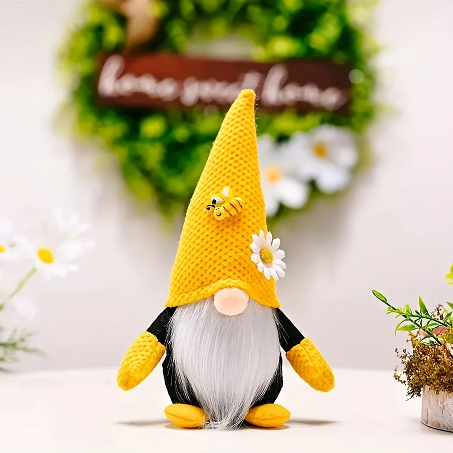 Charming Honeybee Gnome