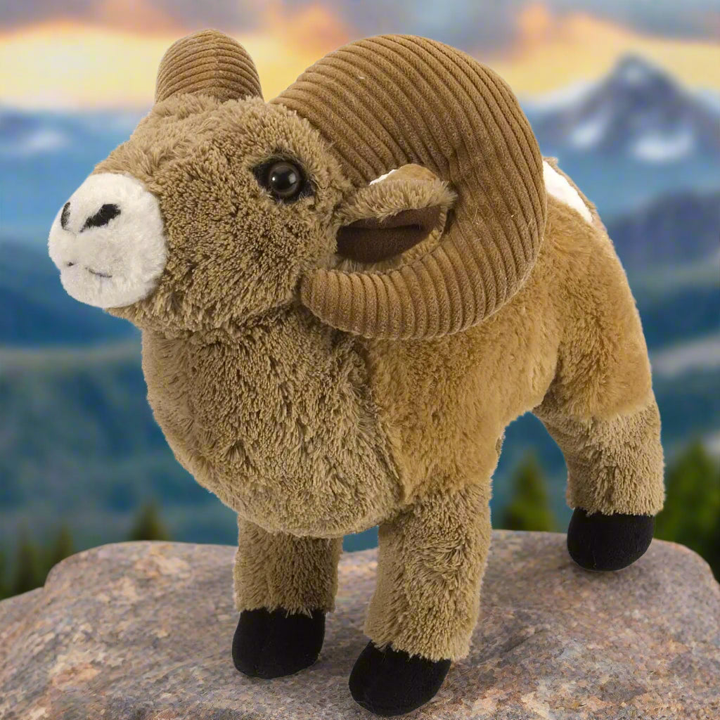 Cuddlekins Big Horn Stuffed Animal 12"