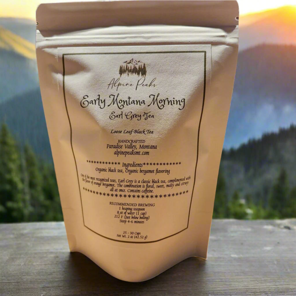 Alpine Peaks 100% Organic Loose Leaf Teas - Early Montana Morning Tea image