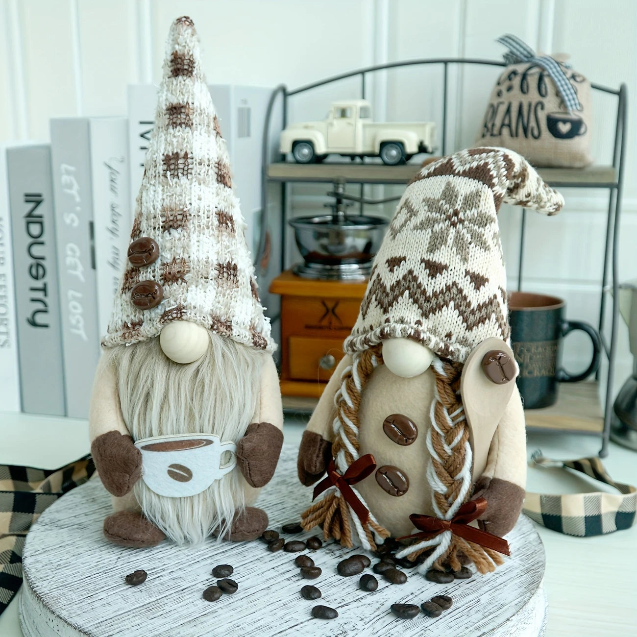Charming Coffee Gnome Plush