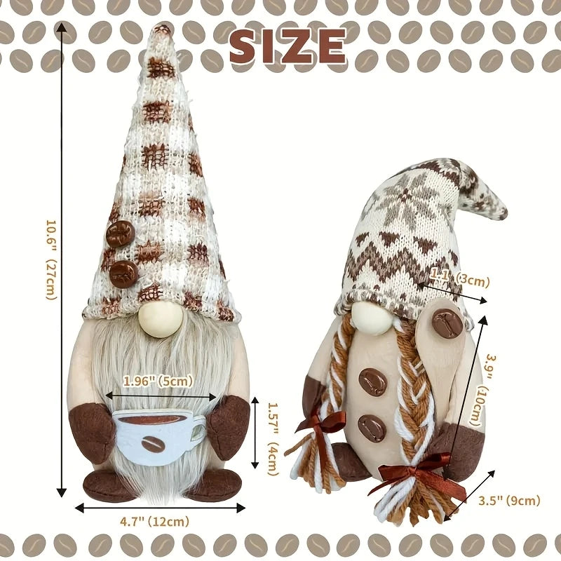 Charming Coffee Gnome Plush