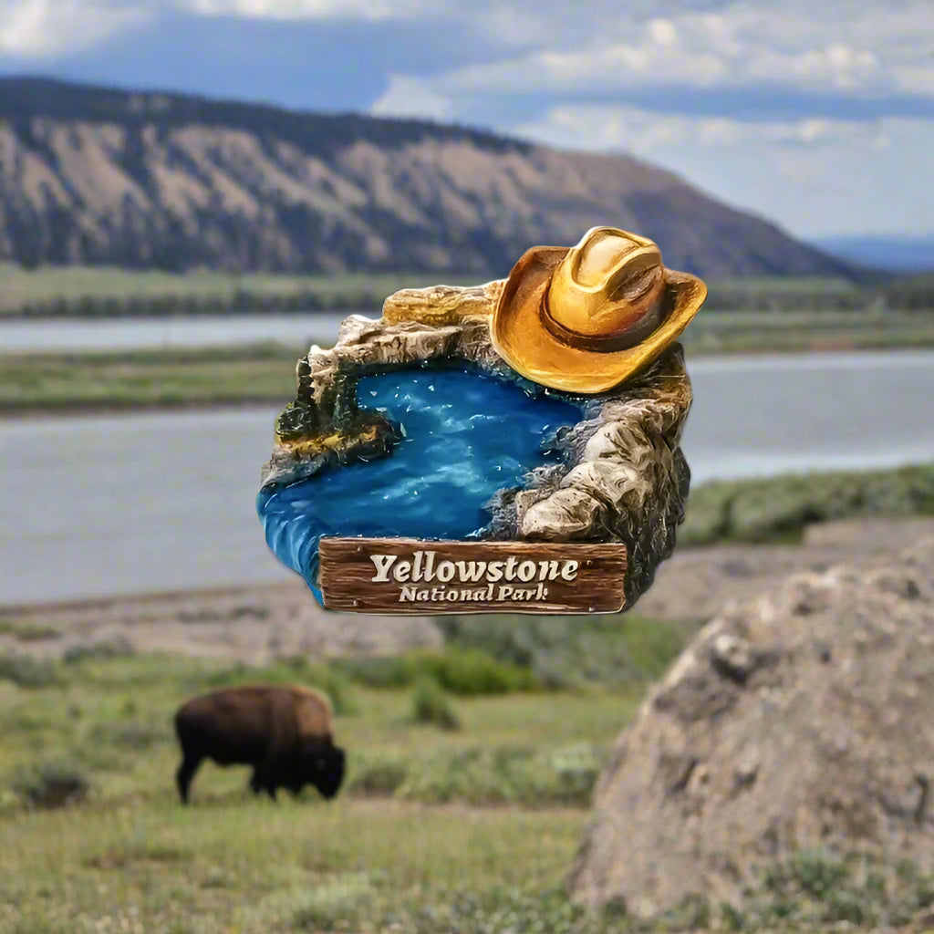 Cowboy Hat By Yellowstone - Resin Magnetic Fridge Magnet