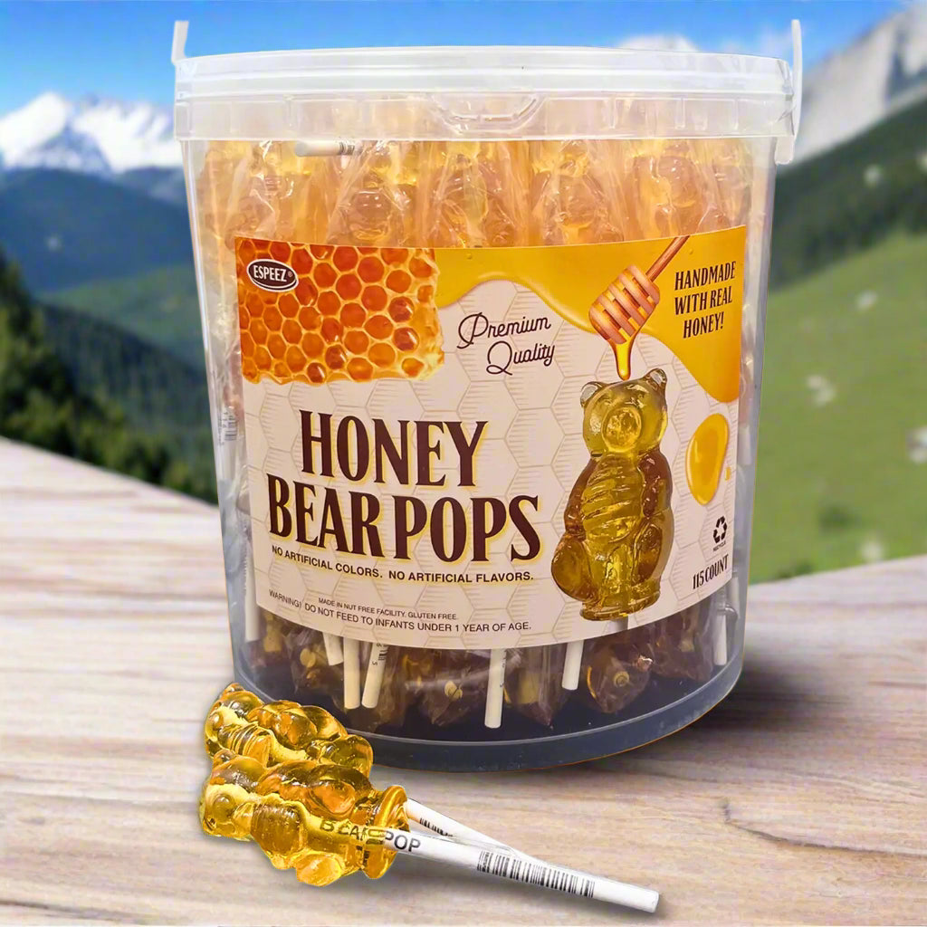 Honey Bear Pops - Honey Lollipop
