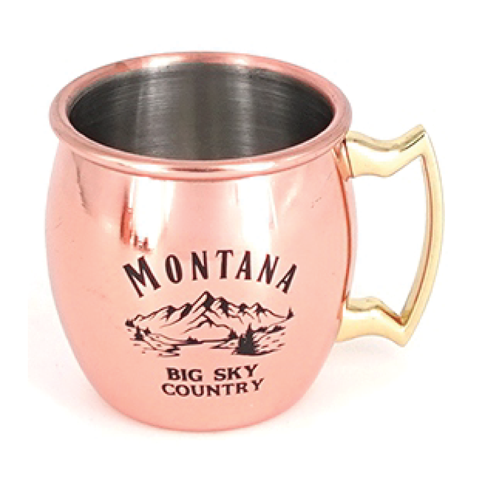 Montana 2oz Mini Copper Mug Shot Glass