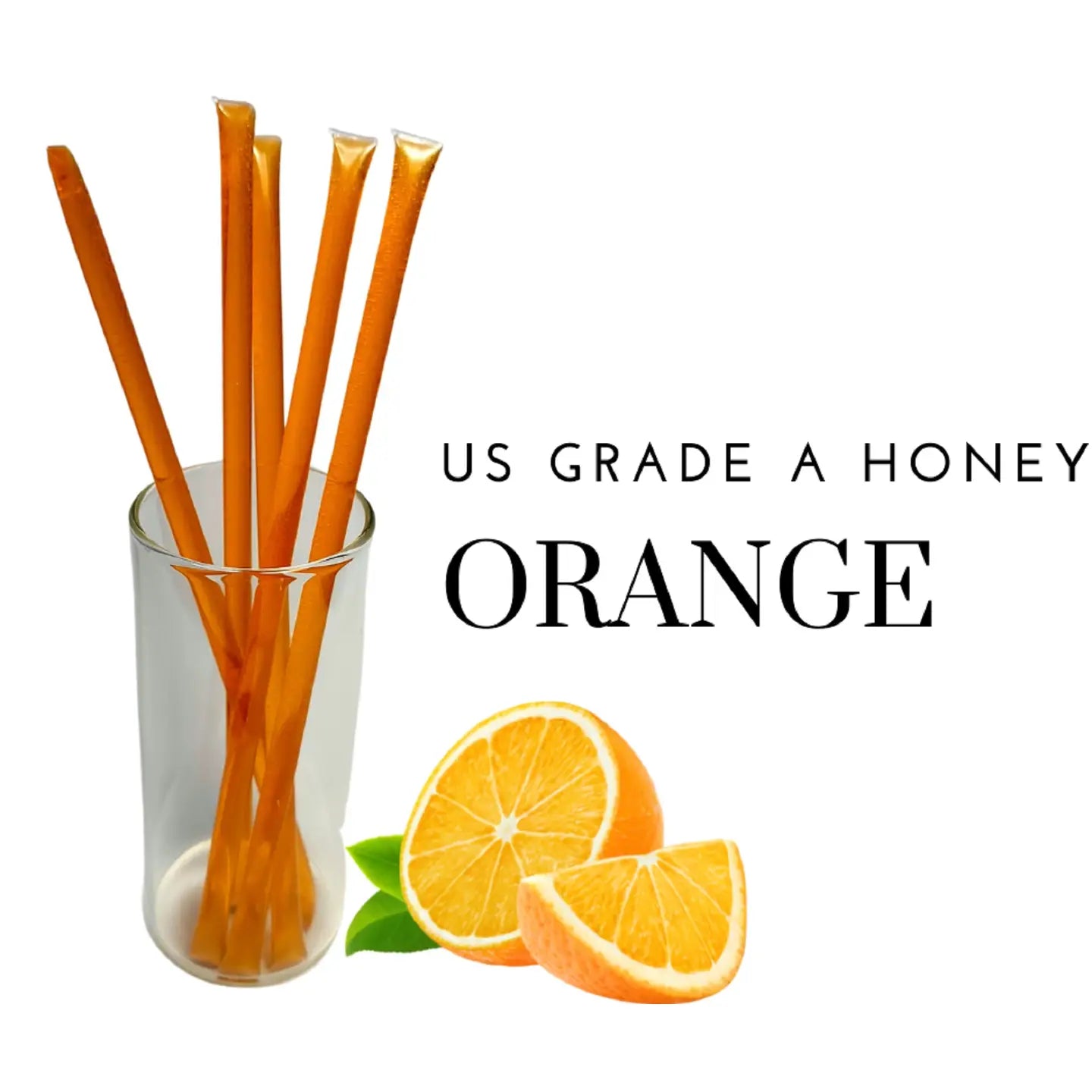 Orange Honey Sticks - Pack of 12