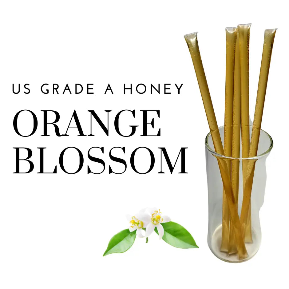 Alpine Peaks Orange Blossom Honey Sticks - Pack of 12