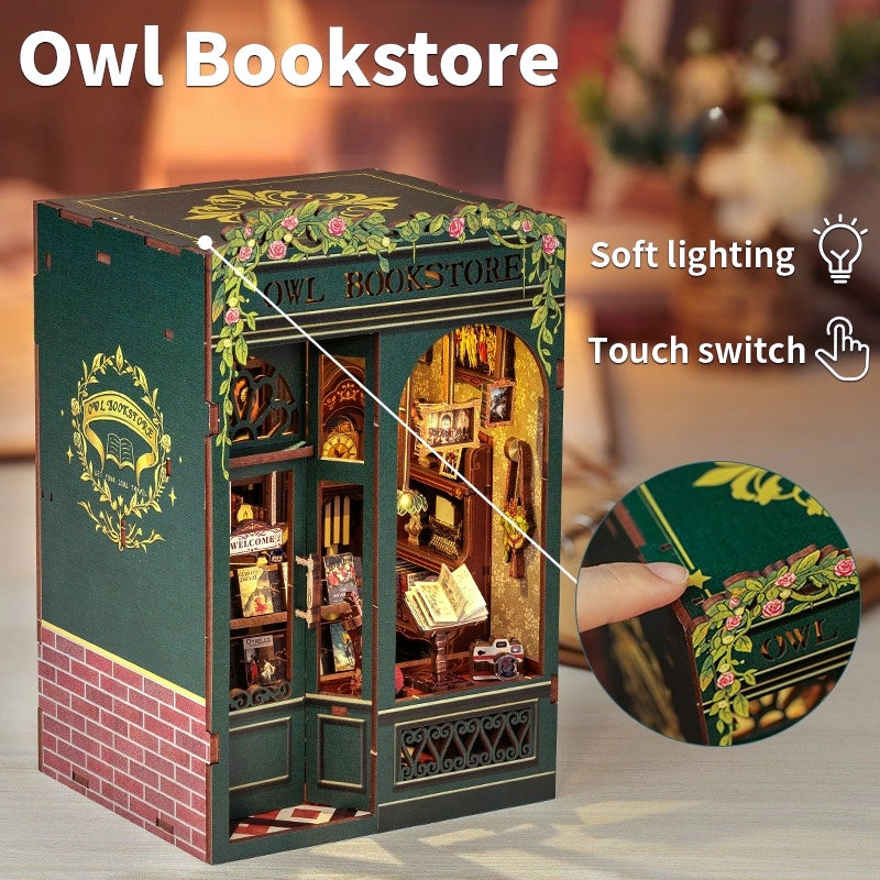 The Owl Bookstore - DIY Book Nook Kit