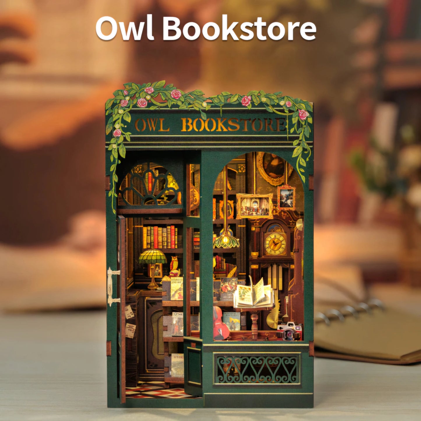 The Owl Bookstore - DIY Book Nook Kit