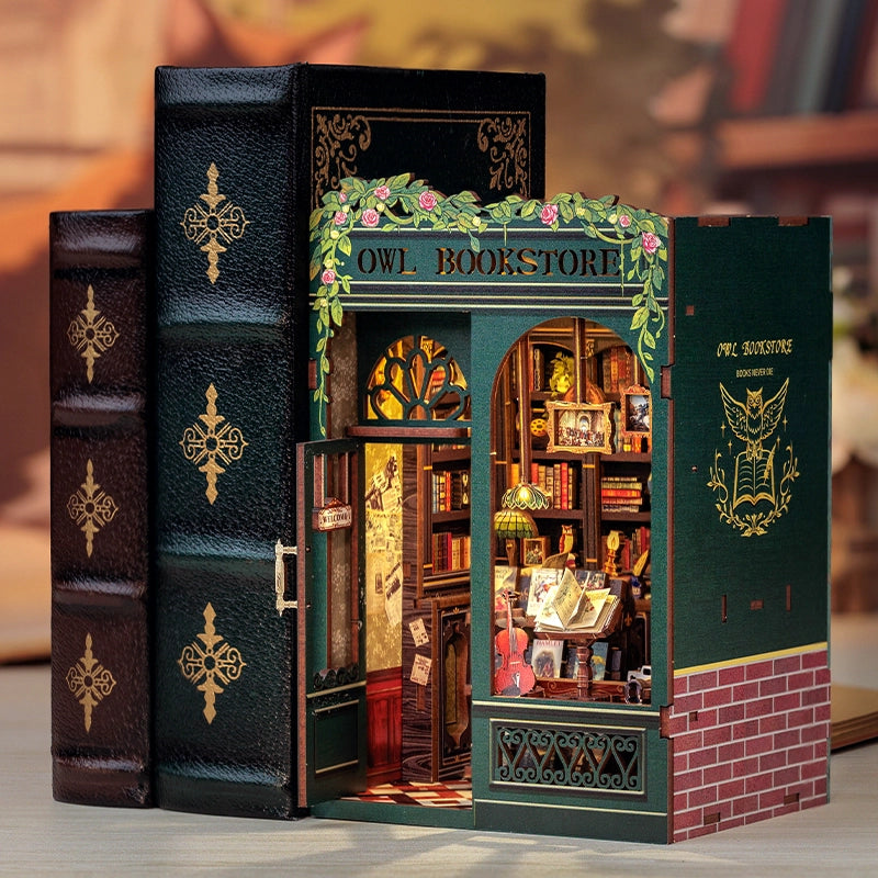 The Owl Bookstore - DIY Book Nook Kit
