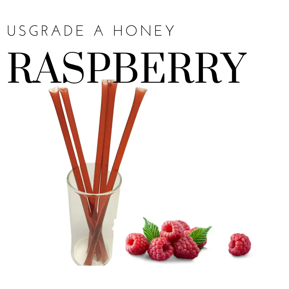 Raspberry Honey Sticks - Pack of 12