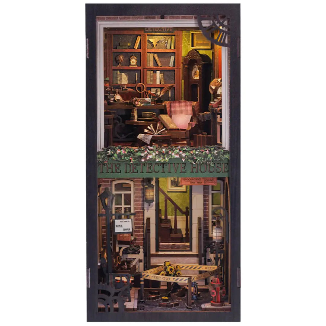 Rose Detective Agency with Dust Cover - DIY Book Nook Kit
