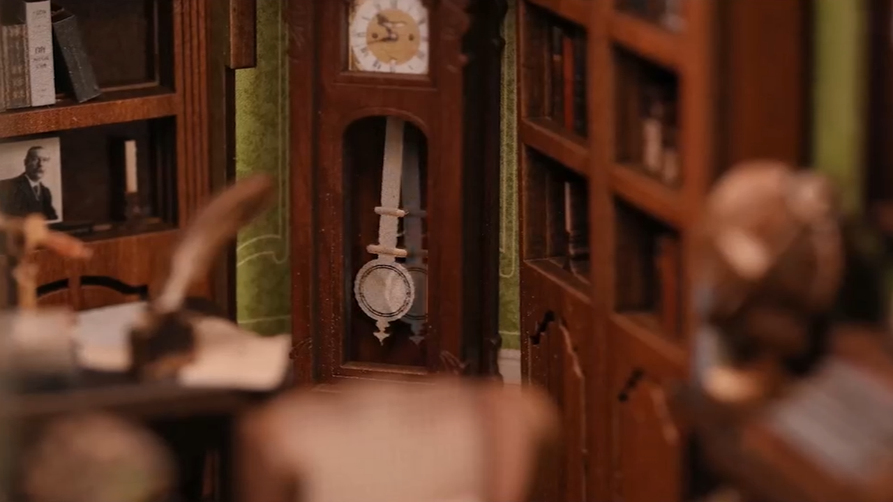 Rose Detective Agency with Dust Cover - DIY Book Nook Kit