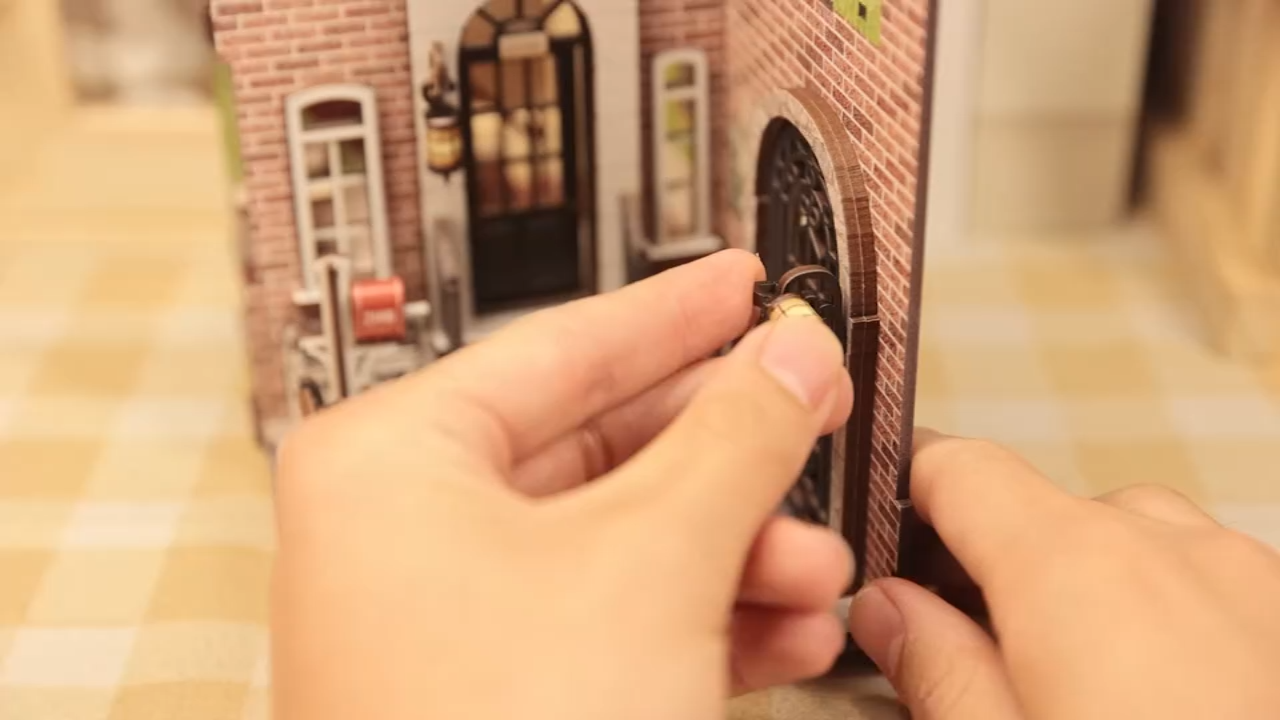 Rose Detective Agency with Dust Cover - DIY Book Nook Kit