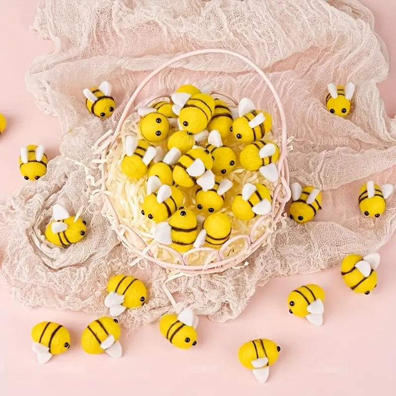 Wool Felt Honey Bee