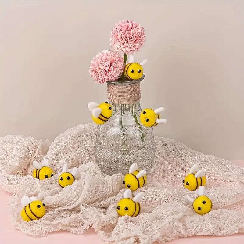 Wool Felt Honey Bee