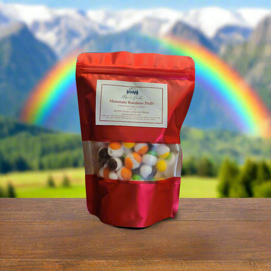 Mountain Rainbow Puffs - Freeze Dried Original Skittles