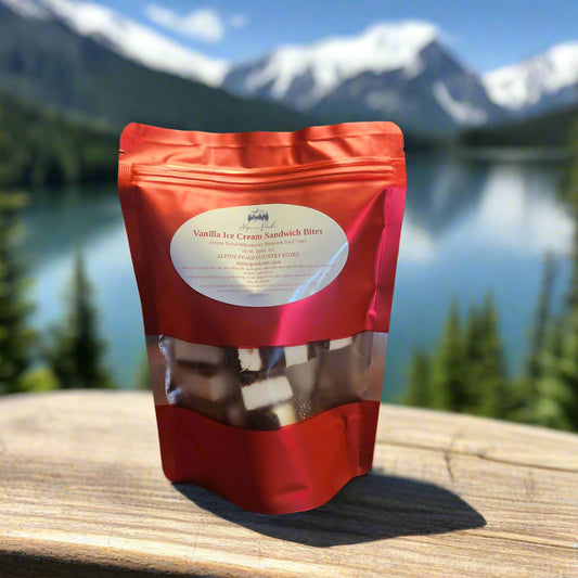 Freeze Dried Vanilla Ice Cream Sandwich Bites