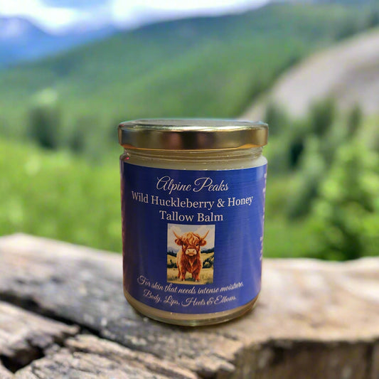 Alpine Peaks Wild Huckleberry & Honey Tallow Balm