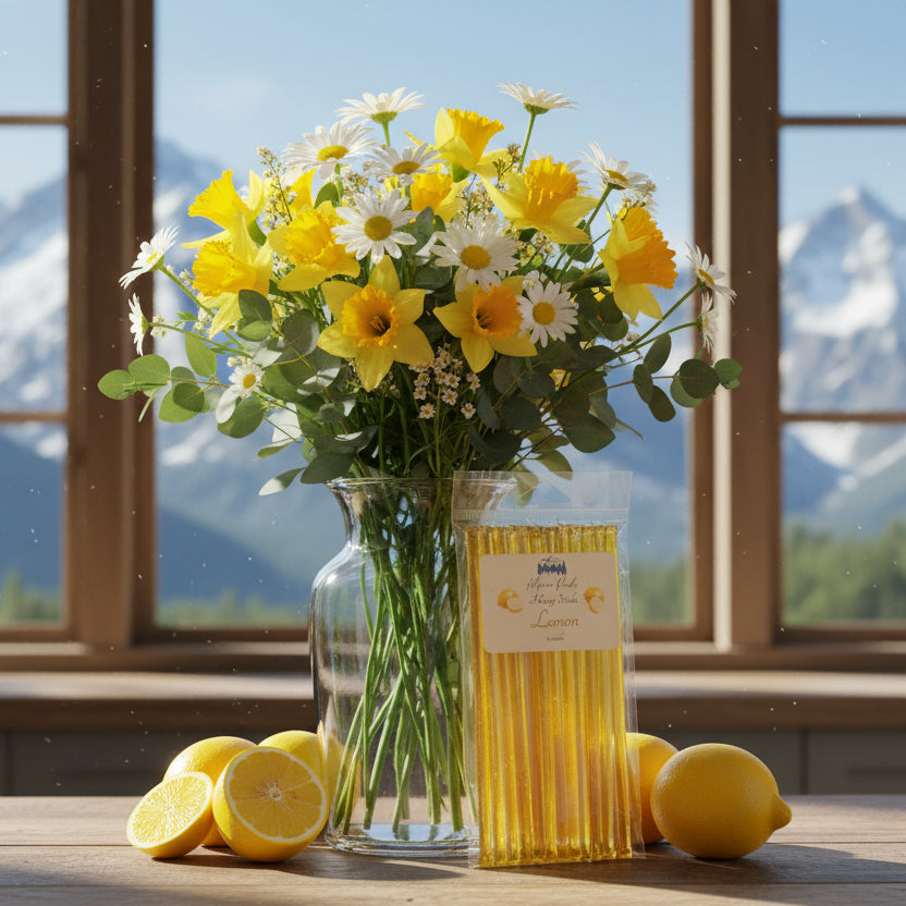 Alpine Peaks Lemon Honey Sticks - Pack of 12