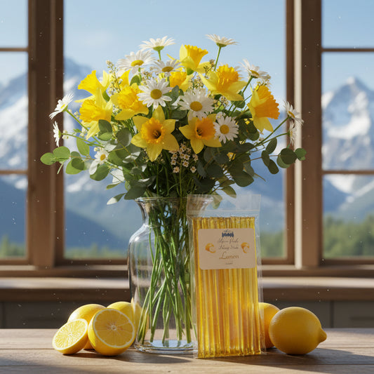 Alpine Peaks Lemon Honey Sticks - Pack of 12