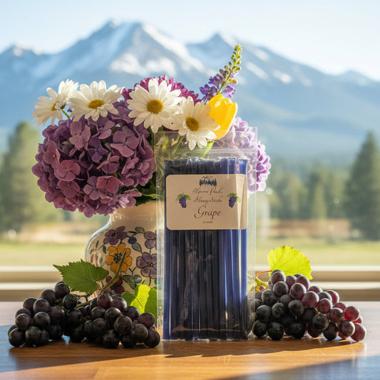 Alpine Peaks Grape Honey Sticks - Pack of 12