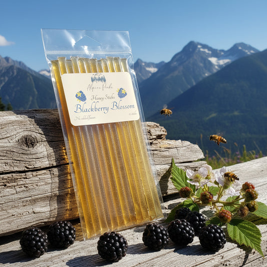 Alpine Peaks Blackberry Blossom Honey Sticks - Pack of 12