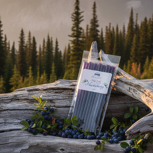 Alpine Peaks Huckleberry Honey Sticks - Pack of 12
