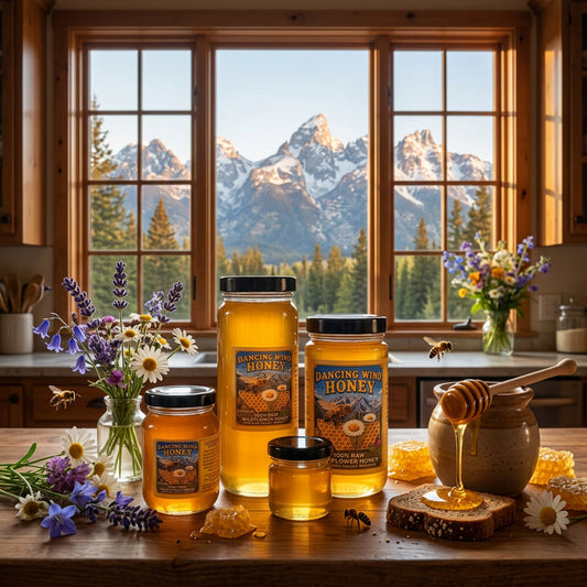 Dancing Wind Raw Mountain Wildflower Honey